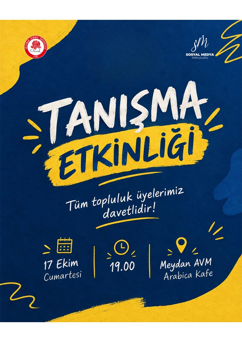 Yakında etkinlik afişi 13